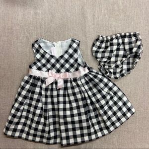 Black and White Holiday Dress